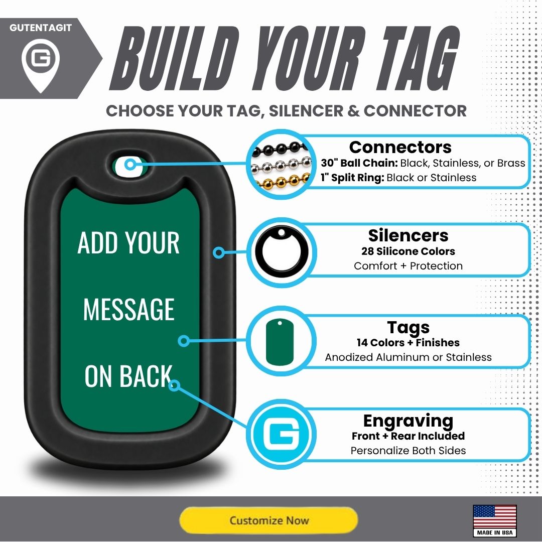 Graduation Dog Tag Necklace – Custom Class of 20XX