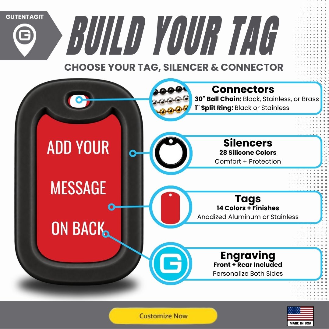Graduation Dog Tag Necklace – Custom Class of 20XX