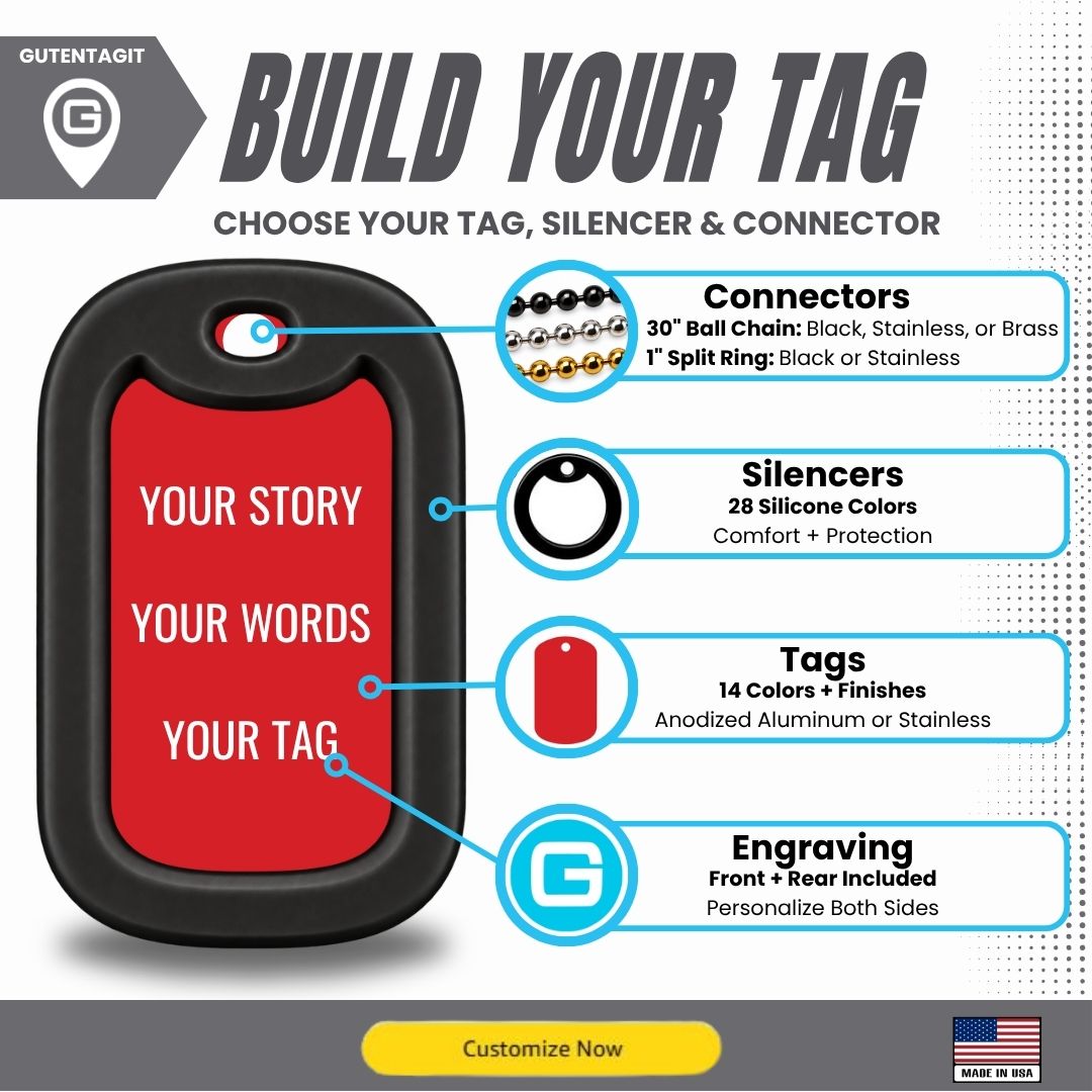 Graduation Dog Tag Necklace – Custom Class of 20XX