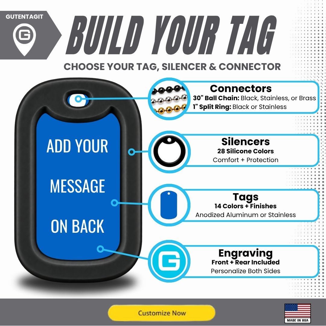 Graduation Dog Tag Necklace – Custom Class of 20XX