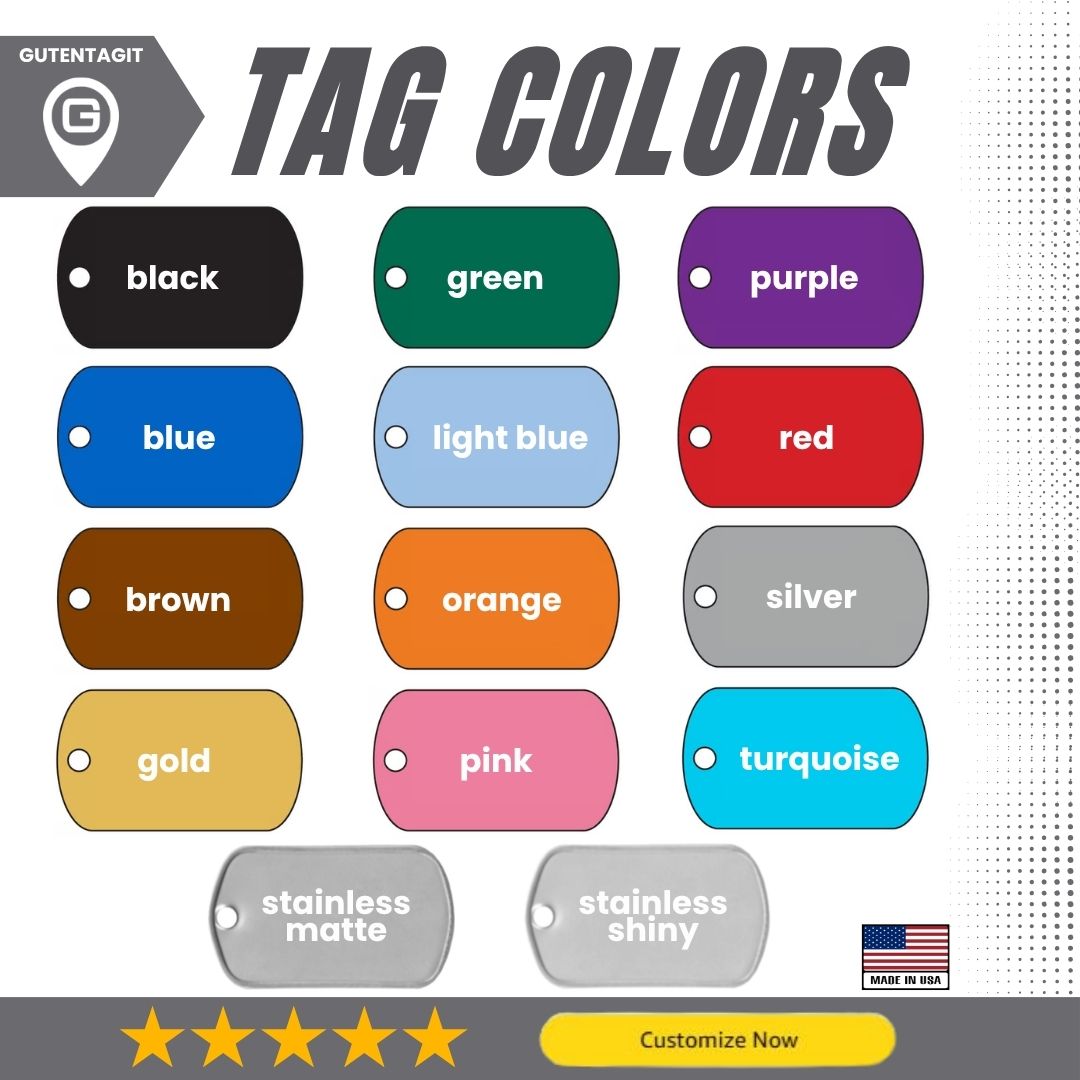 Personalized Football Dog Tag Necklace – Team Name & Number