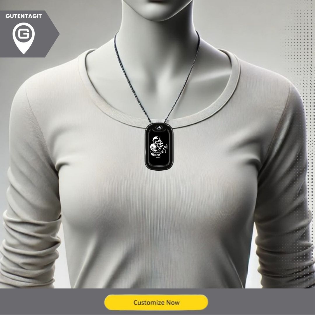 Football Quarterback Dog Tag Necklace – Personalized