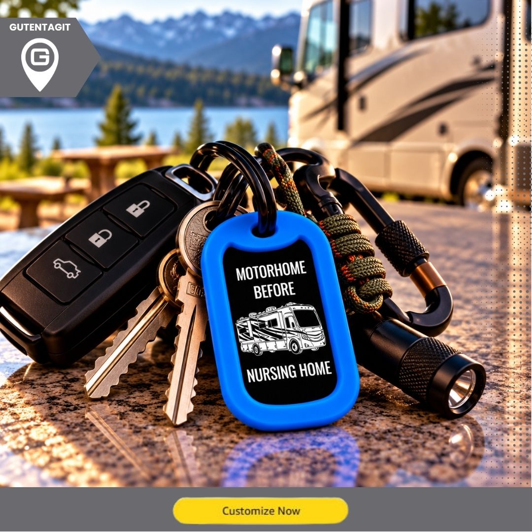 Motorhome Before Nursing Home Class A RV Dog Tag – Personalized