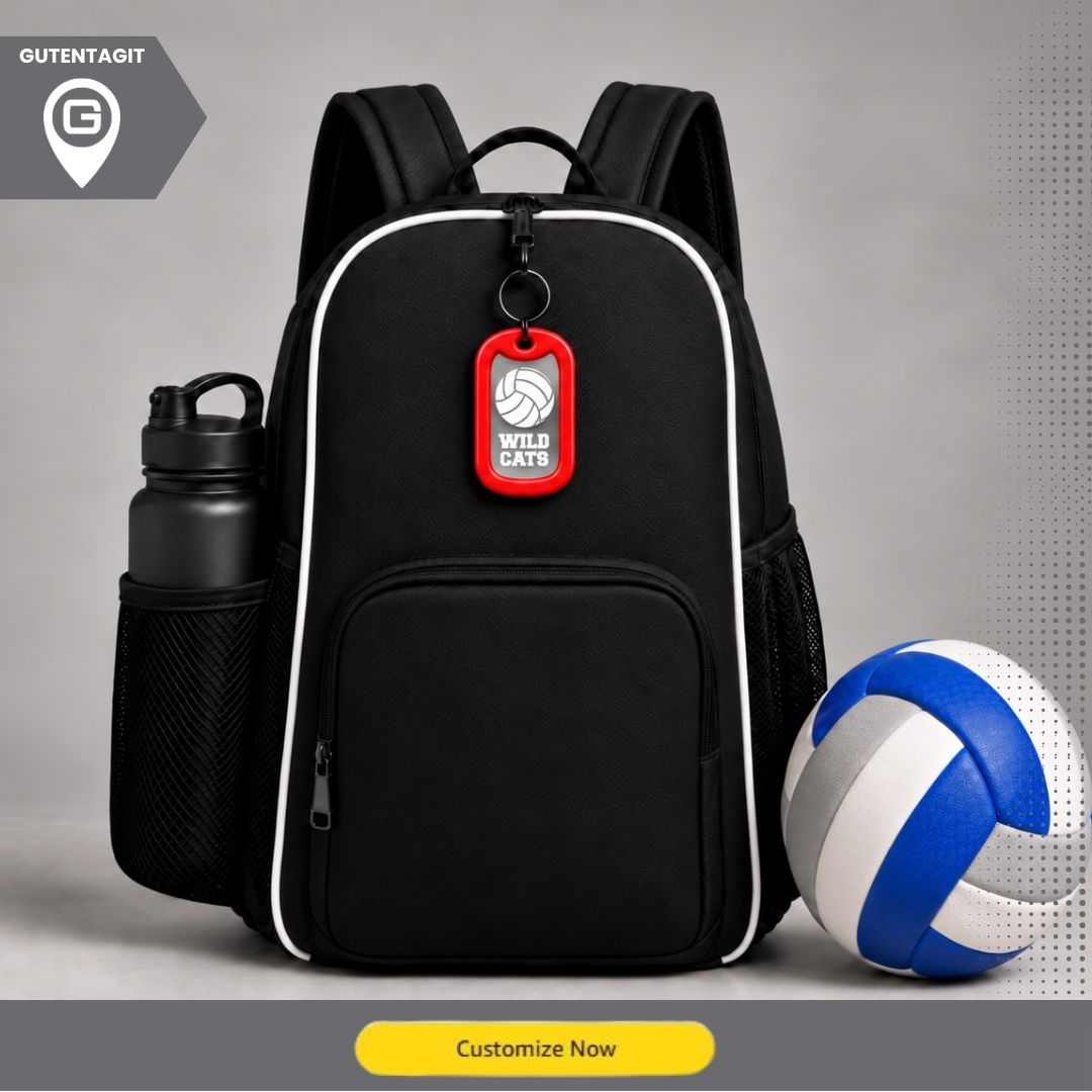 Volleyball Team Dog Tag Necklace – Personalized
