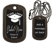 Load image into Gallery viewer, Class of 2024 Dog Tag Necklace