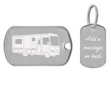 Load image into Gallery viewer, Motorhome Class A RV Dog Tag Key Chain