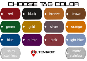 Football Dog Tag Necklace