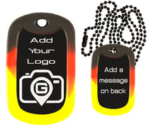 Load image into Gallery viewer, Insert Your Own Logo Dog Tag Necklace