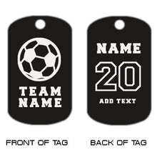 Load image into Gallery viewer, Soccer Dog Tag Necklace