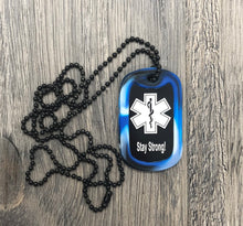 Load image into Gallery viewer, Medical Alert ID Dog Tag Necklace
